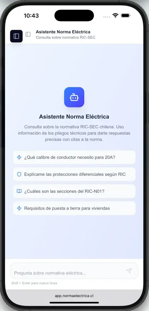 NormaElectrica.cl - Vista 2
