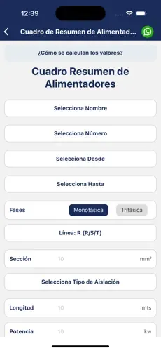 Norma Eléctrica App - Vista 4
