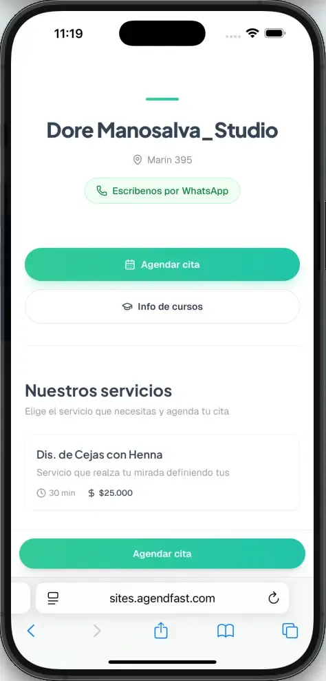 AgendFast - Vista 2
