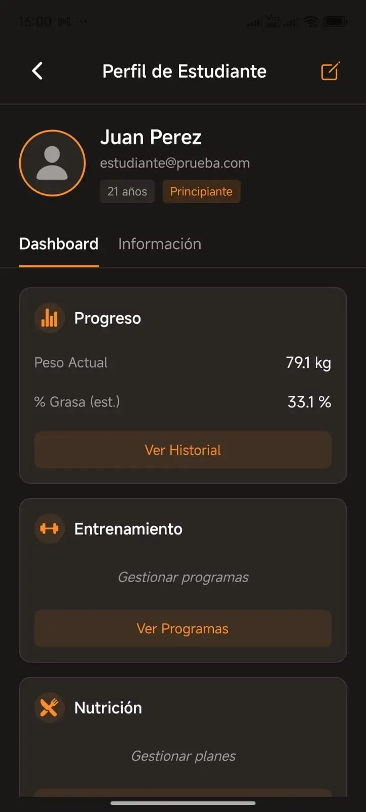 Trainer Machine - Vista 9